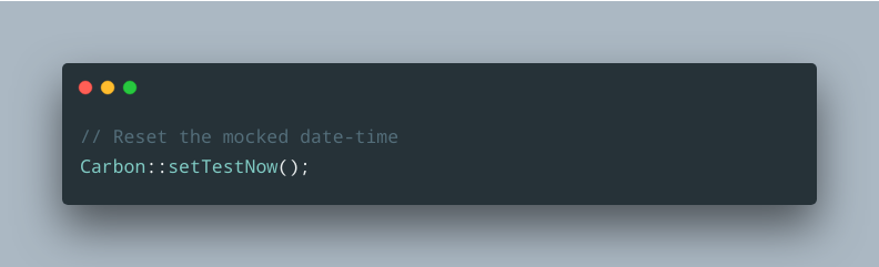 Reset Carbon mock